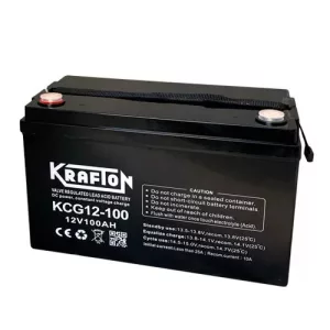 Krafton AGM - GEL 12V 100Ah zselés munka akkumulátor