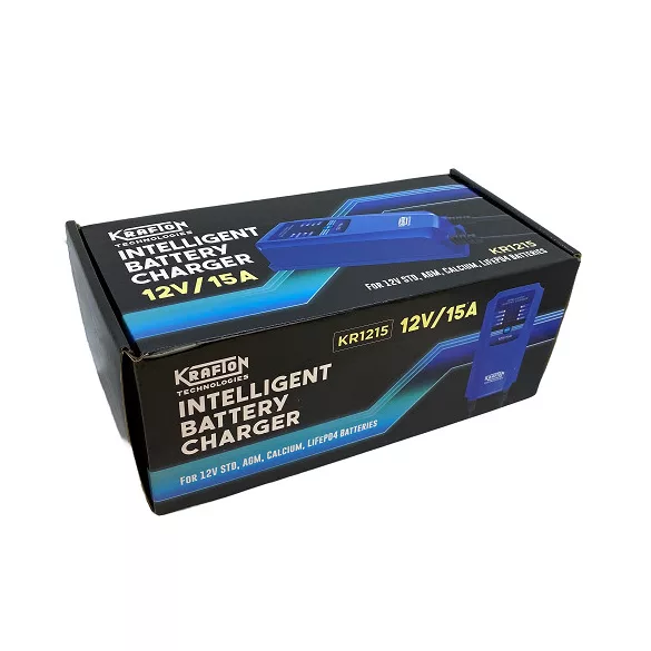 KRAFTON automata akkumulátor töltő 12V 15 A (KR1215)