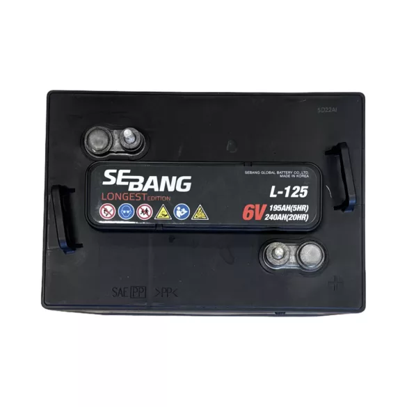 Sebang Longest 6V 240Ah munka akkumulátor L-125