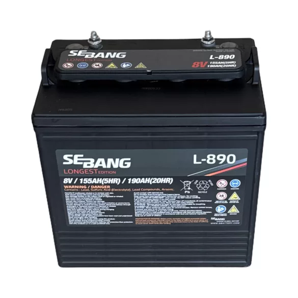 Sebang Longest 8V 190Ah munka akkumulátor L-890