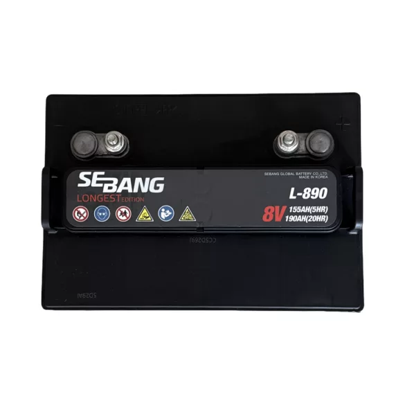 Sebang Longest 8V 190Ah munka akkumulátor L-890