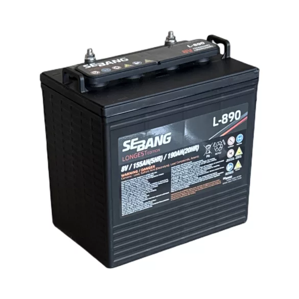 Sebang Longest 8V 190Ah munka akkumulátor L-890