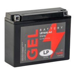   Landport GEL LB16AL-A2 12V 16Ah 215A zselés motor akkumulátor (YB16AL-A2)