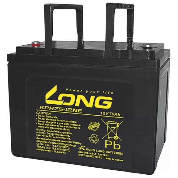 Long 12V 75Ah szünetmentes akkumulátor