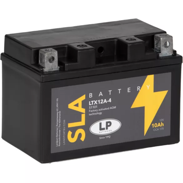 Landport SLA LTX12A-4 12V 10Ah 175 Bal+ motor akkumulátor