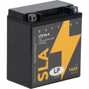 Landport SLA LTX16-4  12V 14Ah 230A Bal+ motor akkumulátor (YTX16-BS)