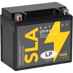 Landport SLA LTX12-4 12V 10Ah 140A Bal+ motor akkumulátor