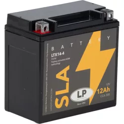   Landport SLA LTX14-4  12V 12Ah 200A Bal+motor akkumulátor (YTX14-4, YTX14-BS, GTX14-4)