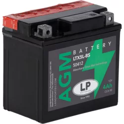 Landport AGM LTX5L-BS 12V 4Ah 80A Jobb+ motor akkumulátor