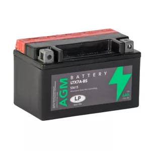 Landport AGM LTX7A-BS 12V 6Ah 105A Bal+ motor akkumulátor