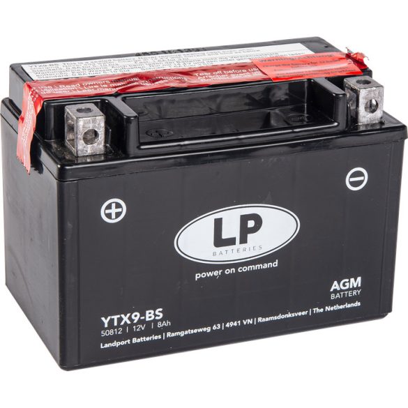 Landport YTX9-BS motor akkumulátor