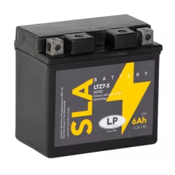 Landport SLA LTZ7S 12V 6Ah 130A Jobb+ motor akkumulátor
