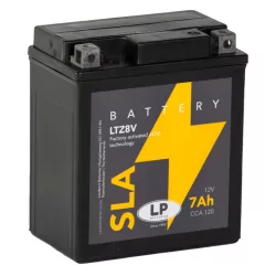 Landport SLA LTZ8V 12V 7Ah 120A Jobb+ motor akkumulátor