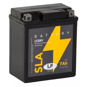 Landport SLA LTZ8V 12V 7Ah 120A Jobb+ motor akkumulátor