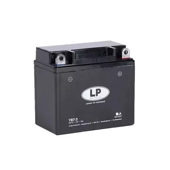 Landport SLA YB7-3 (YB7L-B) 12V 7Ah gondozásmentes AGM (zselés) motor akkumulátor