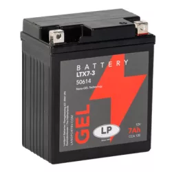   Landport GEL LTX7-3 12V 7Ah 120A zselés motor akkumulátor (YTX7L, YTZ8V, GTX7-3)
