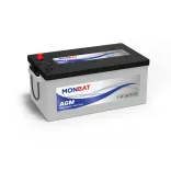 Monbat AGM Dual Purpose / Deep Cycle 12V 220Ah munka akkumulátor (AGM 220 C)