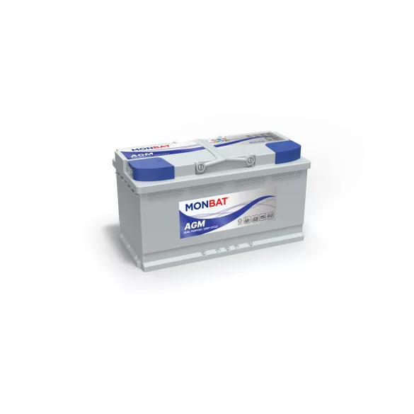 Monbat AGM Deep Cycle / Dual Purpose 12V 100Ah munka akkumulátor (AGM 81090)