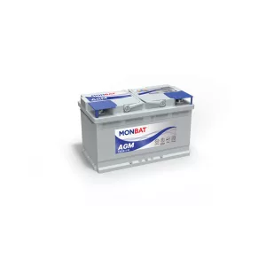 Monbat AGM Premium Start Stop 12V 80Ah 860A Jobb+ Akkumulátor
