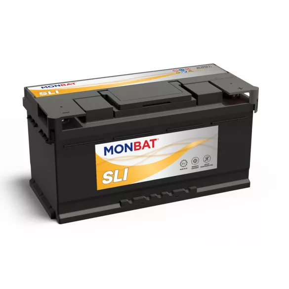 Monbat SLI 12V 100Ah 860A Jobb+ Akkumulátor