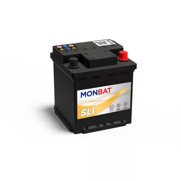 Monbat SLI 12V 44Ah 370A Punto Akkumulátor