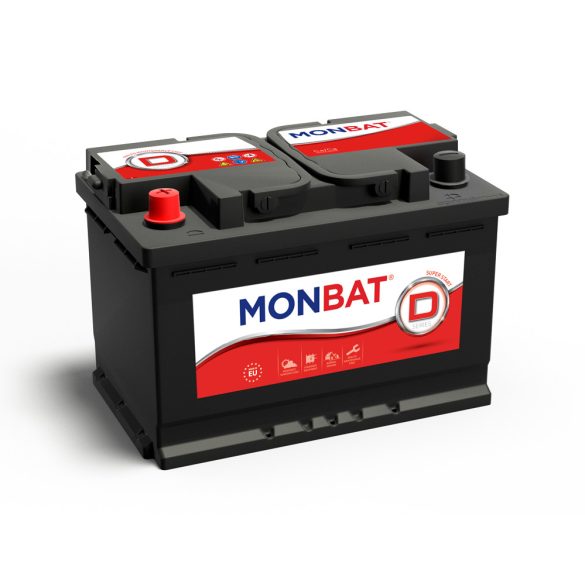 Monbat Dynamic 12V 75Ah 650A Bal+ Akkumulátor