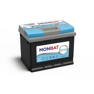 Monbat EFB Start Stop 12V 60Ah 600A Jobb+ Akkumulátor