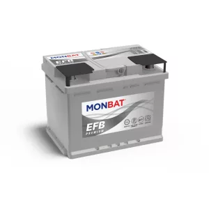 Monbat EFB Premium Start Stop 12V 60Ah 660A Jobb+ Akkumulátor