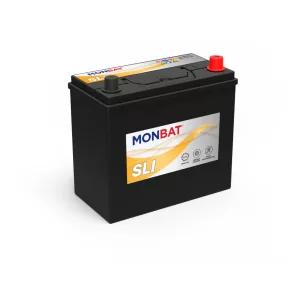 Monbat SLI JIS 12V 45Ah 350A Jobb+ (vékony sarus) Akkumulátor