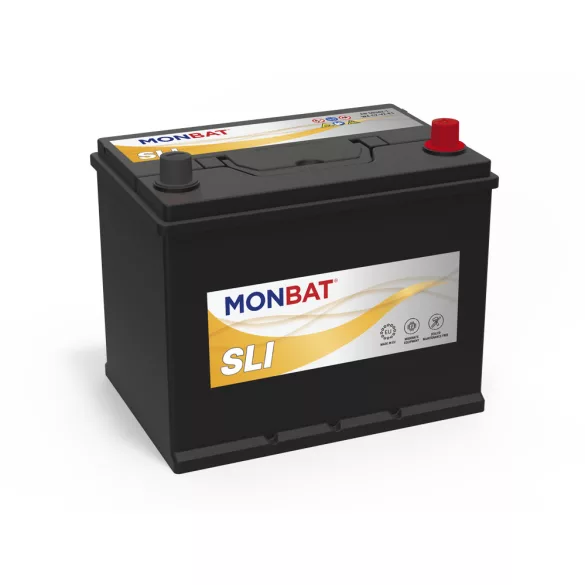 Monbat SLI JIS 12V 70Ah 580A Jobb+ Akkumulátor