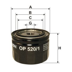 OP520/1 olajszűrő