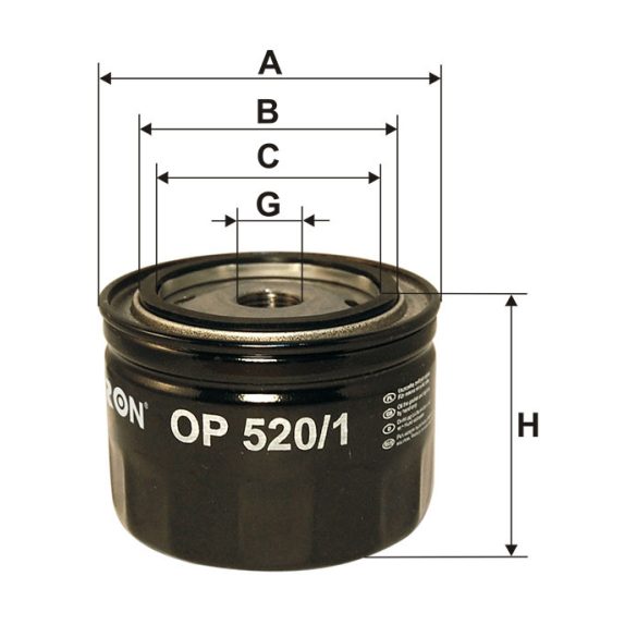 OP520/1 olajszűrő