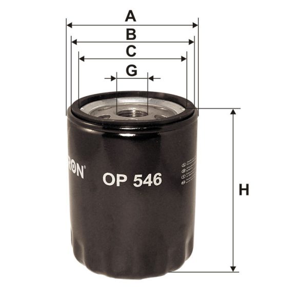 OP546 olajszűrő