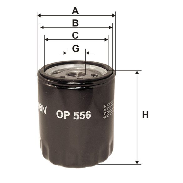 OP556 olajszűrő