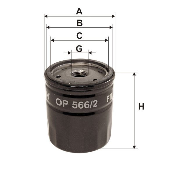 OP566/2 olajszűrő