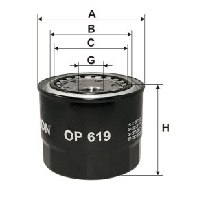 OP619 olajszűrő