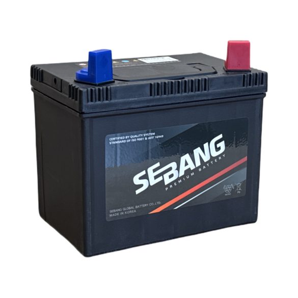 Sebang 32Ah 330A Jobb+ fűnyíró akkumulátor