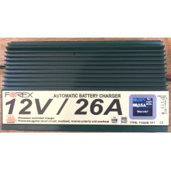 Forex T1226TF 12V 26A automata akkumulátortöltő