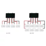 Akkumulátor szimmetrizáló 4 X (2,4V / 3,6V / 6V / 9V / 12V) / 48V - töltés kiegyenlítő