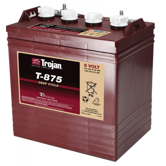 Trojan T 875 munka akkumulátor