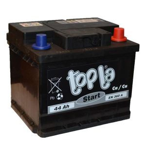 Topla Start 12V 44Ah 360A Jobb+ Autó Akkumulátor