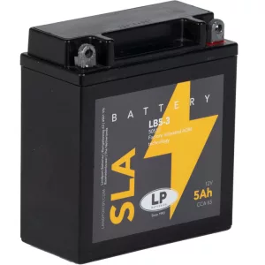 Landport SLA LB5-3 12V 5Ah 70A Jobb+  motor akkumulátor (YB5L-B)