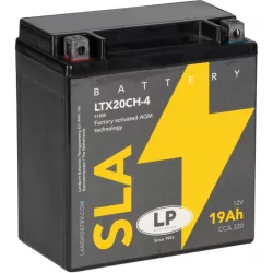   Landport SLA LTX20CH-4 12V 19Ah 275A Bal+ motor akkumulátor (YTX20CH-BS, YTX16-BS)